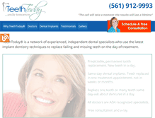 Tablet Screenshot of dentalimplantbenefits.com